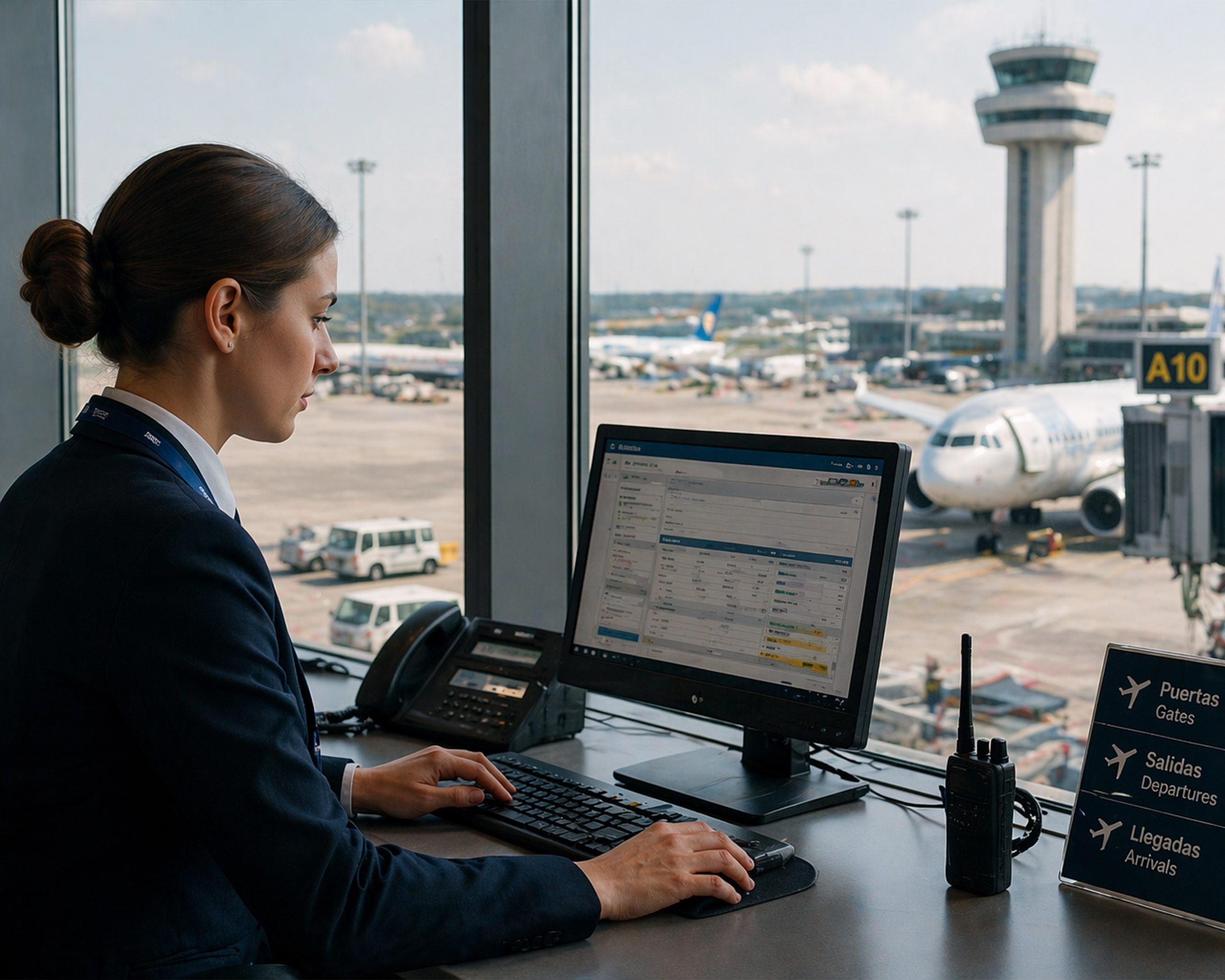 Generador de test en Oposiciones Aeropuertos